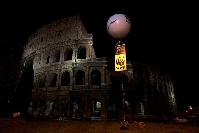 Час Земли в Риме